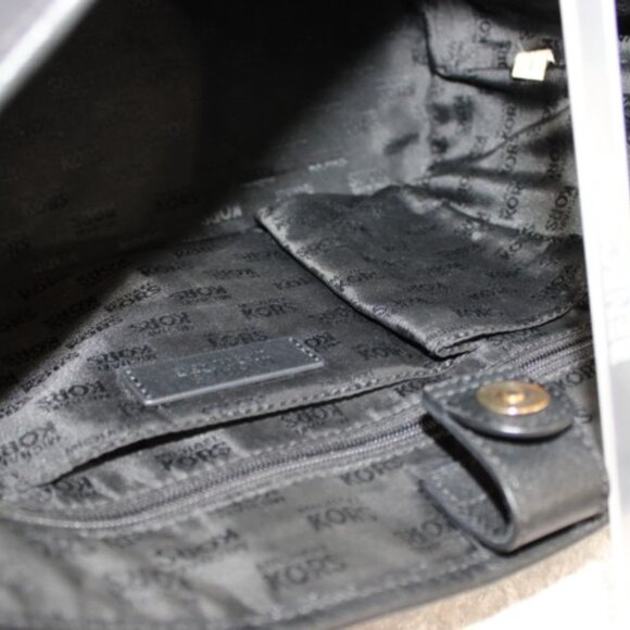 Michael Kors Jet Set Travel Large Tote & Zip Wallet Set – Black & White Saffiano - Picture 9 of 15